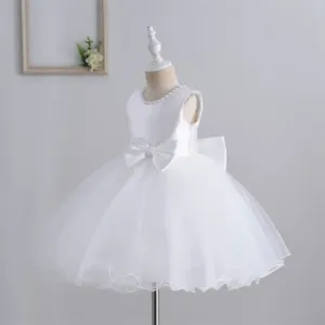 Generic White Party Frock For Girls Dresses 6Y