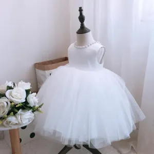 Monline Store Frock Dress White Party Wedding Casual for Girls