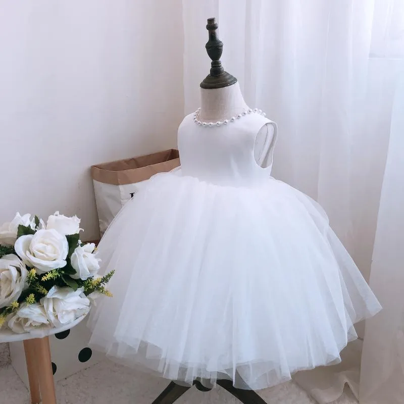 Monline Store Frock Dress White Party Wedding Casual for Girls - image 1