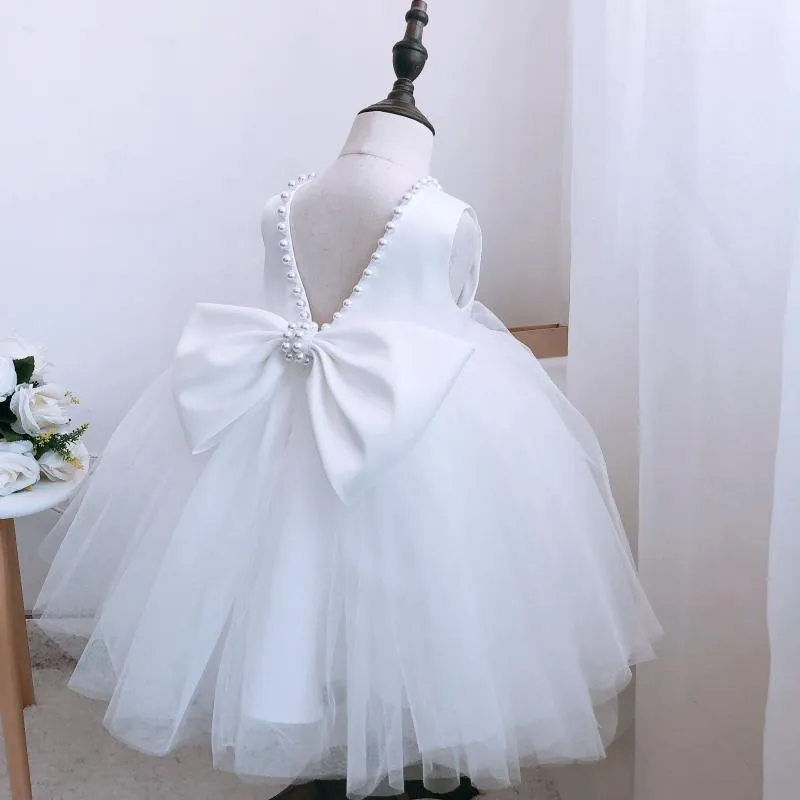Monline Store Frock Dress White Party Wedding Casual for Girls - image 2