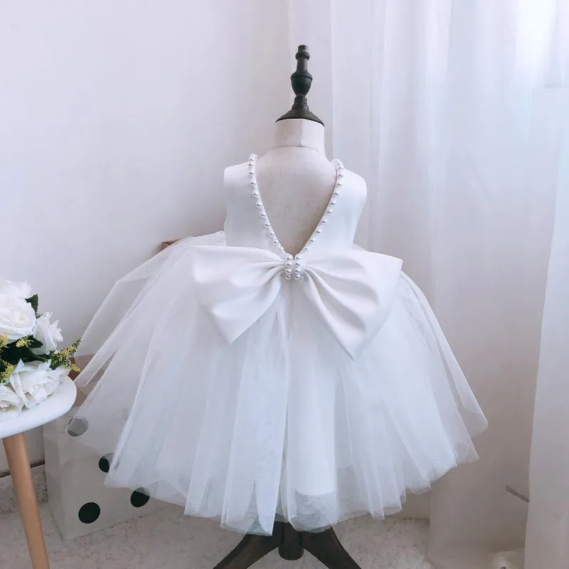 Monline Store Frock Dress White Party Wedding Casual for Girls - image 4