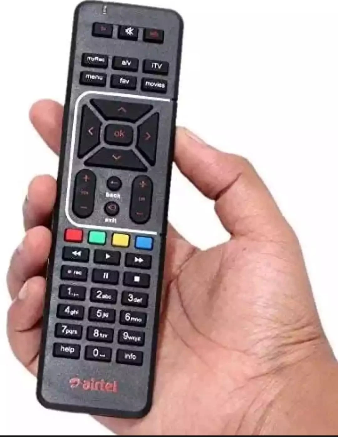 Airtel Digital TV DTH Remote HD and SD Support