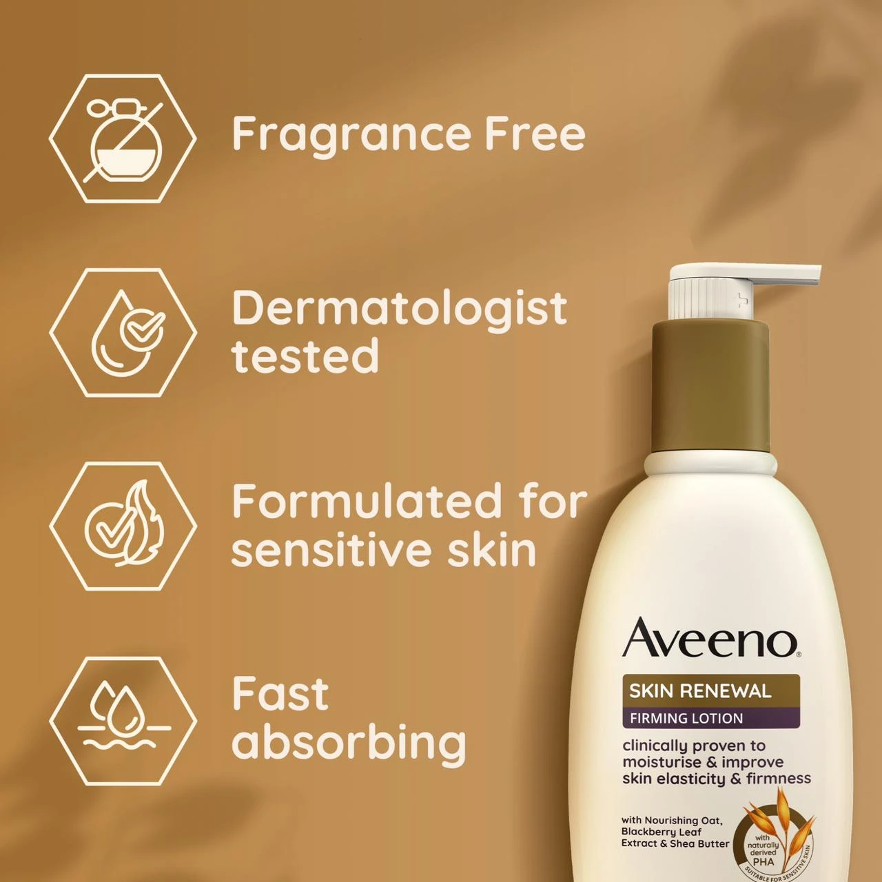 AVEENO Skin Renewal Firming Lotion 300 ml - image 3