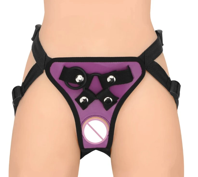 Generic Dildo Pants Double Dildo Harness Belt with Rings