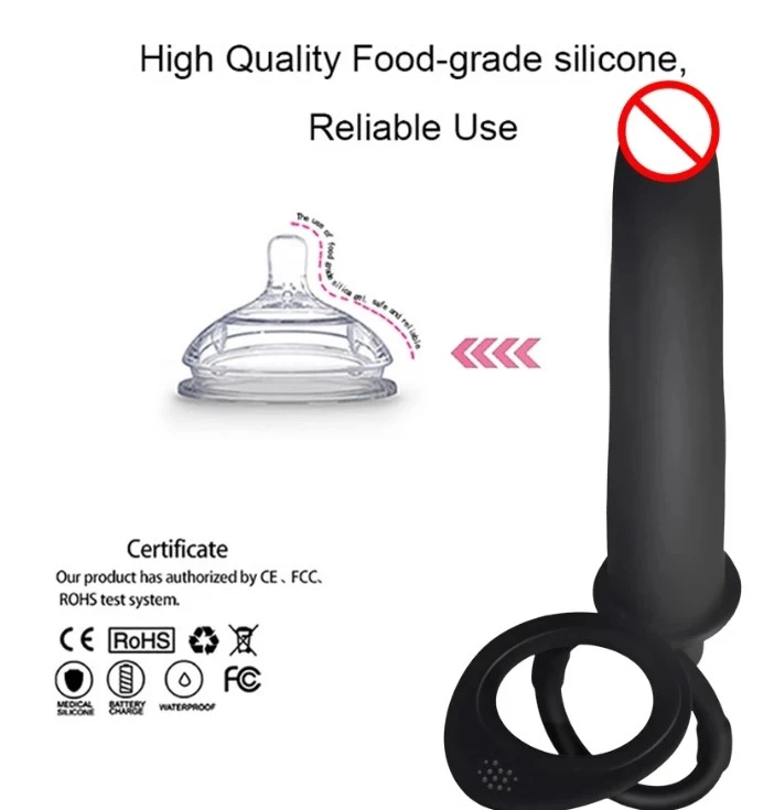 Generic Double Penetration Dildo Sex Toy for Couples
