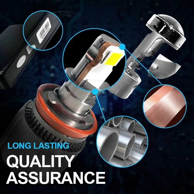 Stella H7 H11 Projector Lens LED Headlight Bulb - image 5