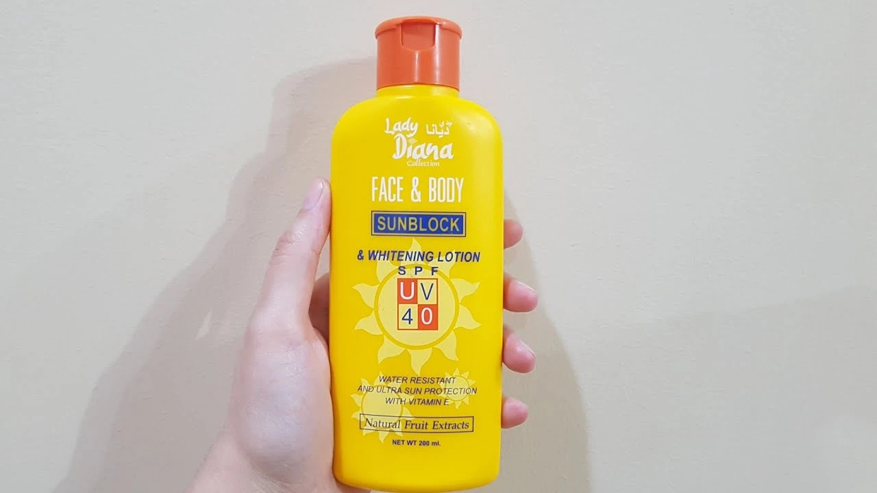 Lady Diana Face & Body Sunblock Lotion Spf40 200ml - image 2