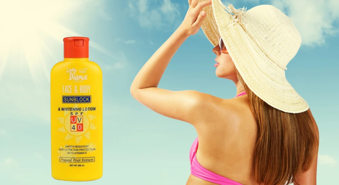 Lady Diana Face & Body Sunblock Lotion Spf40 200ml