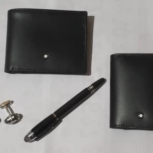 Mont Blanc Gift Collection Genuine Leather Wallet & Accessories