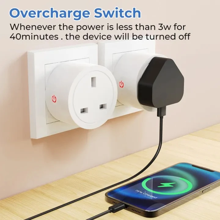 Tuya Smart WiFi Plug with Power Monitoring - image 5
