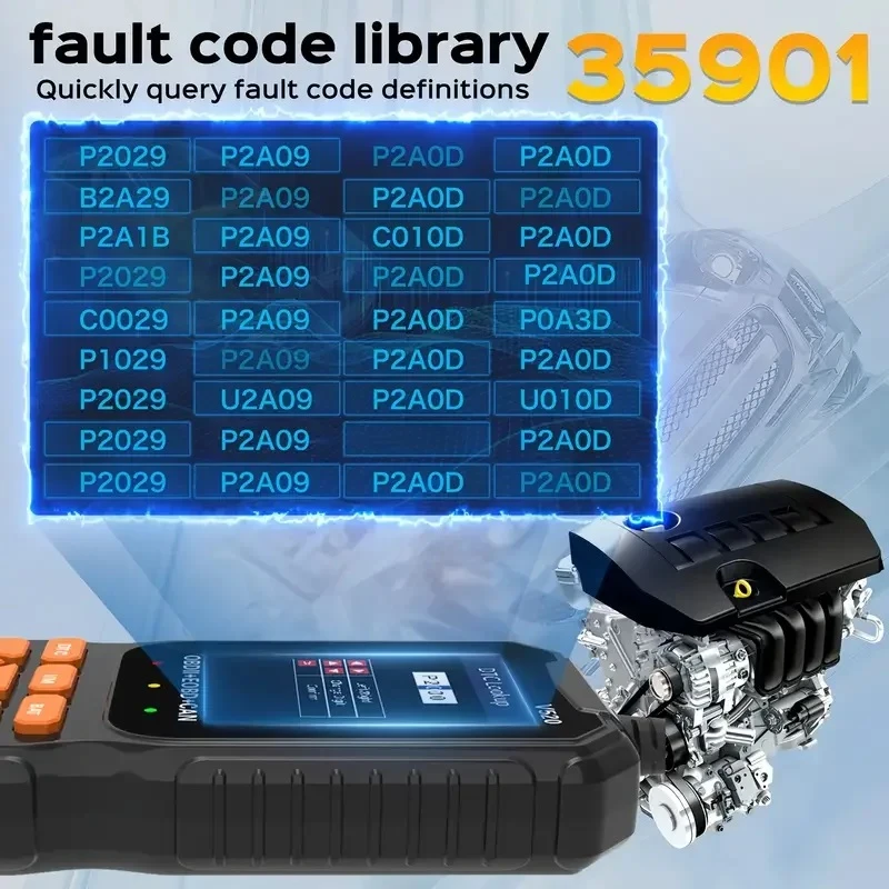 Generic V520 Engine Diagnostic Scanner OBD2 Fault Reader - image 10