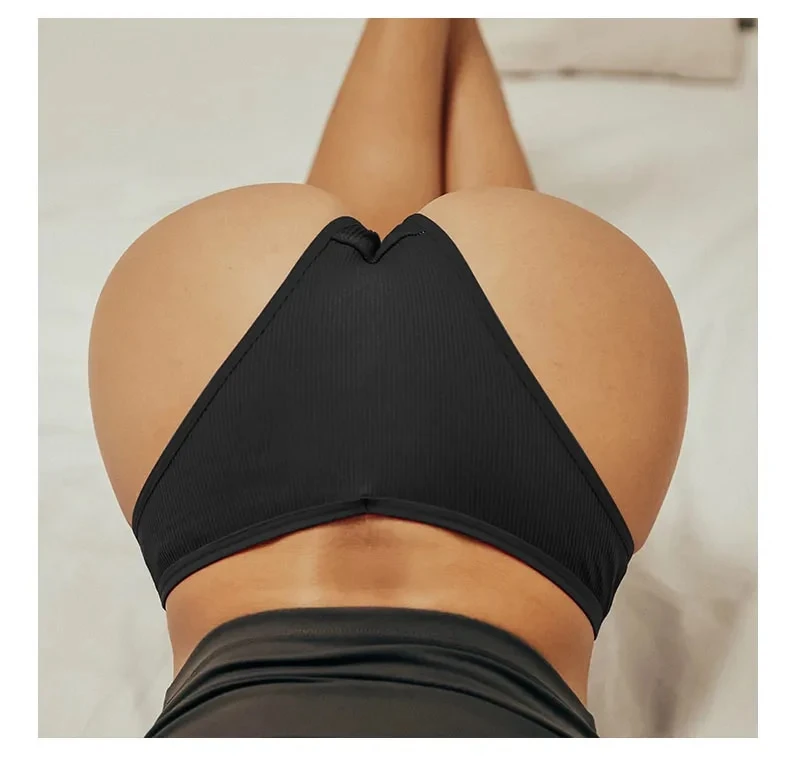 finetoo Panty N225 Hollow Out Striped G-String - image 6