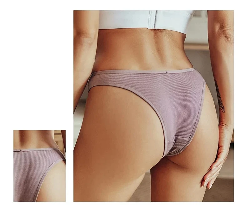 finetoo Panty N225 Hollow Out Striped G-String - image 2