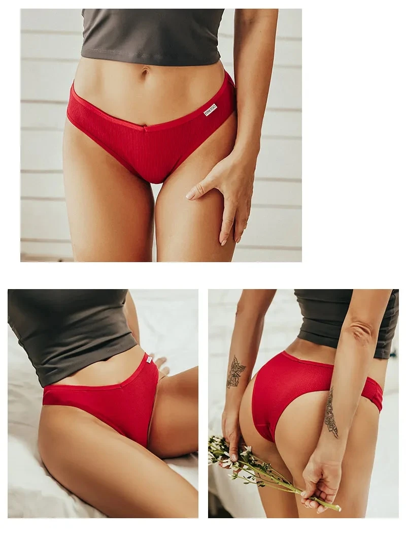 finetoo Panty N225 Hollow Out Striped G-String - image 3