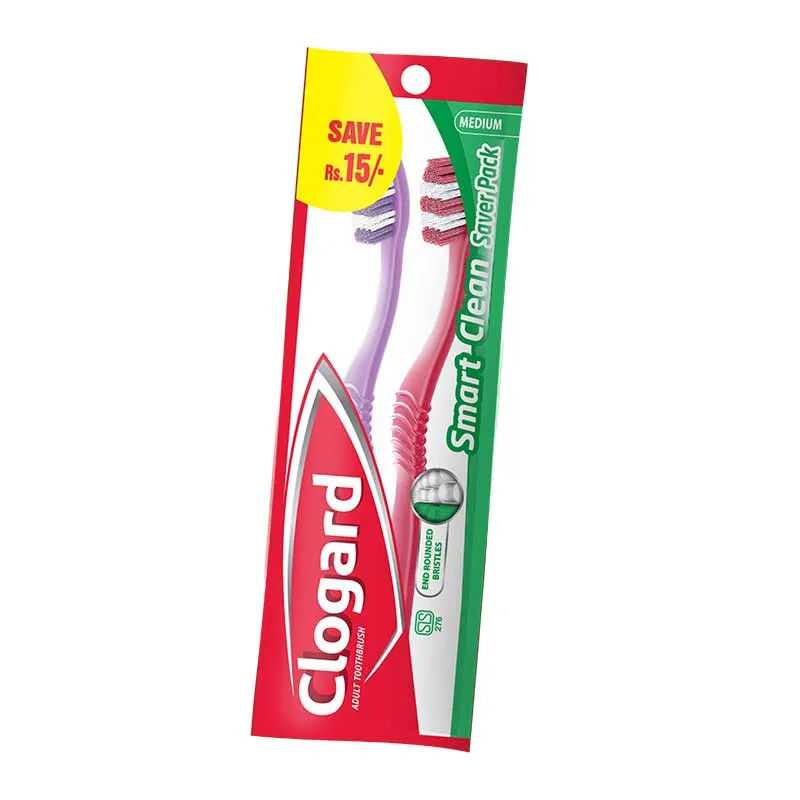 Clogard Smart Clean Twin Pack Toothbrush