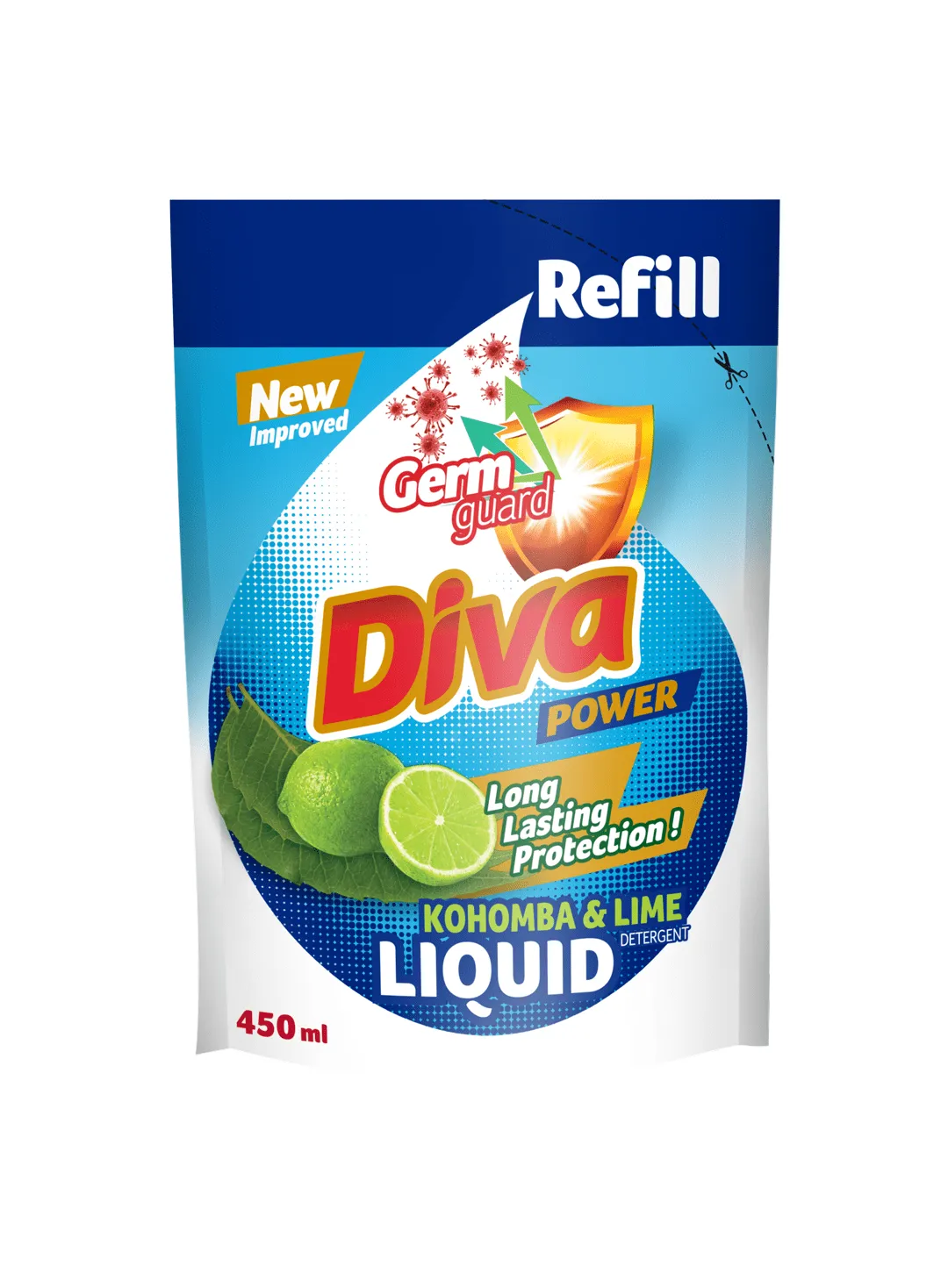 Diva Power Washing Refill Kohomba 450ml