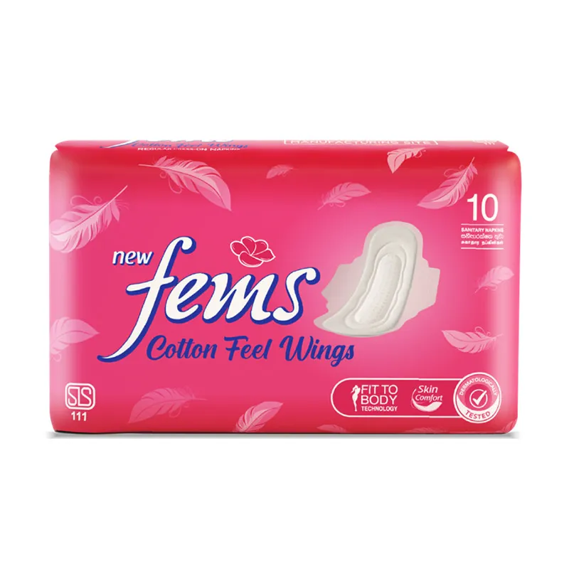 Fems Cotton Feel Wings Sanitary Napkins