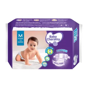 Baby Cheramy Baby Diapers Medium 12S
