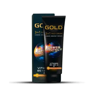 Gold 3 In 1 Face Cream Power Protect 25G