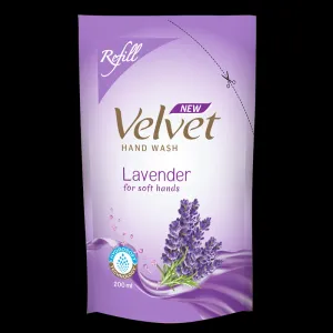 Velvet Hand Wash Re-Fill Pk 200Ml Lavender