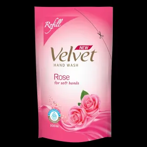 Velvet Hand Wash Re-Fill Pk 200Ml Rose
