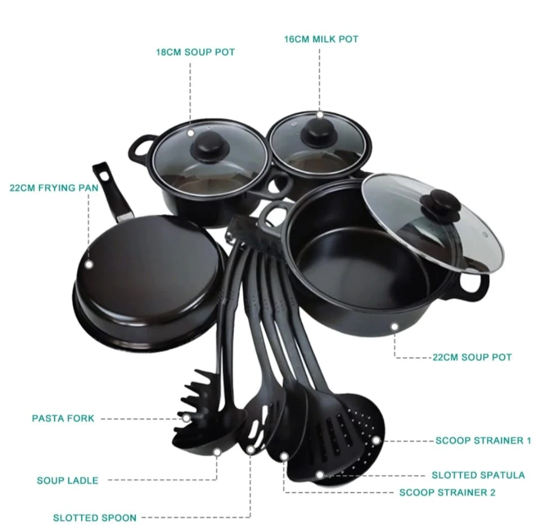 Generic 13PC COOKWARE SET Non-stick - image 5