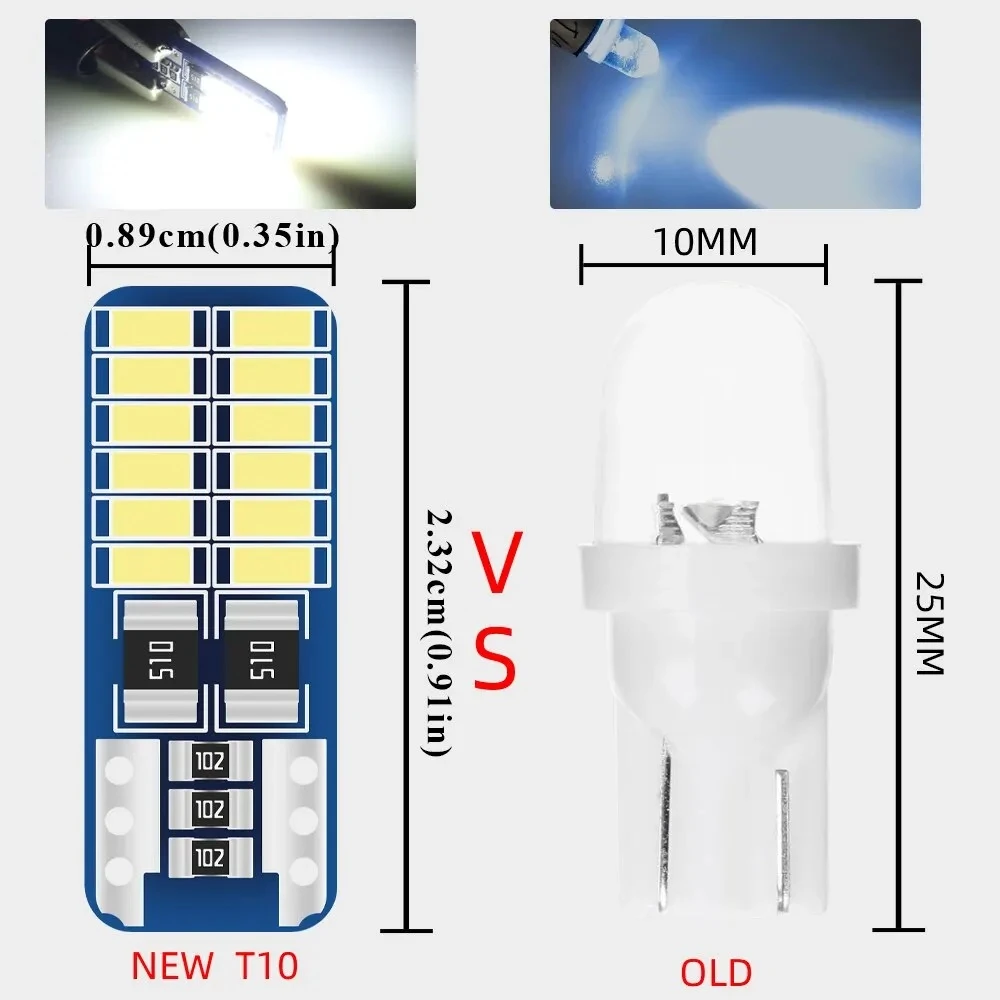 Generic T10 W5W LED 24SMD Car Interior Park Light - image 2