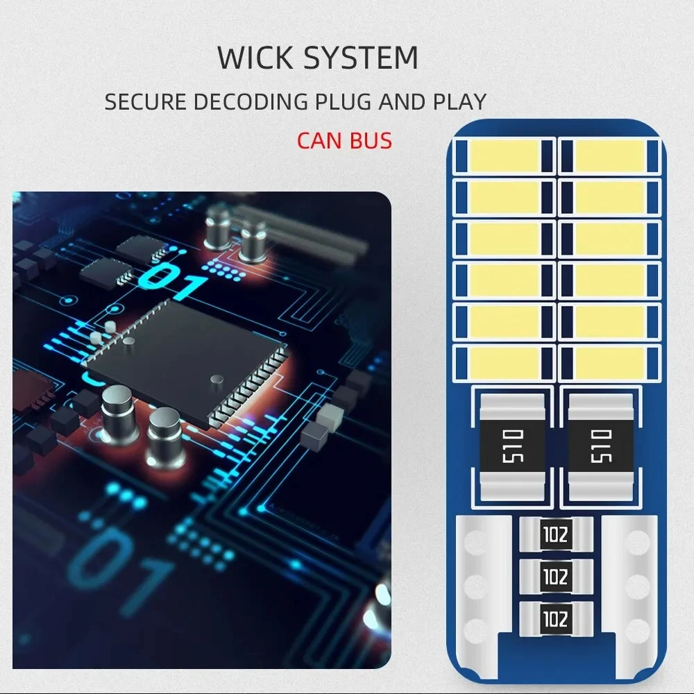 Generic T10 W5W LED 24SMD Car Interior Park Light - image 8