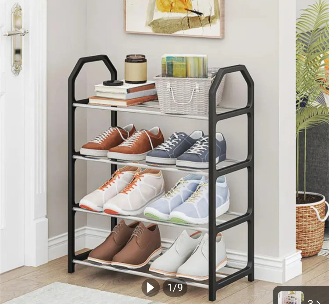 Generic 4 Tiers Shoe Rack Practical Shoe Cabinet - image 2