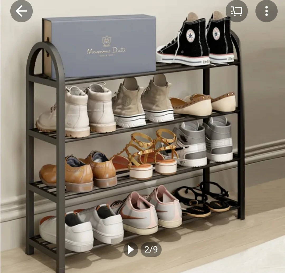 Generic 4 Tiers Shoe Rack Practical Shoe Cabinet - image 3