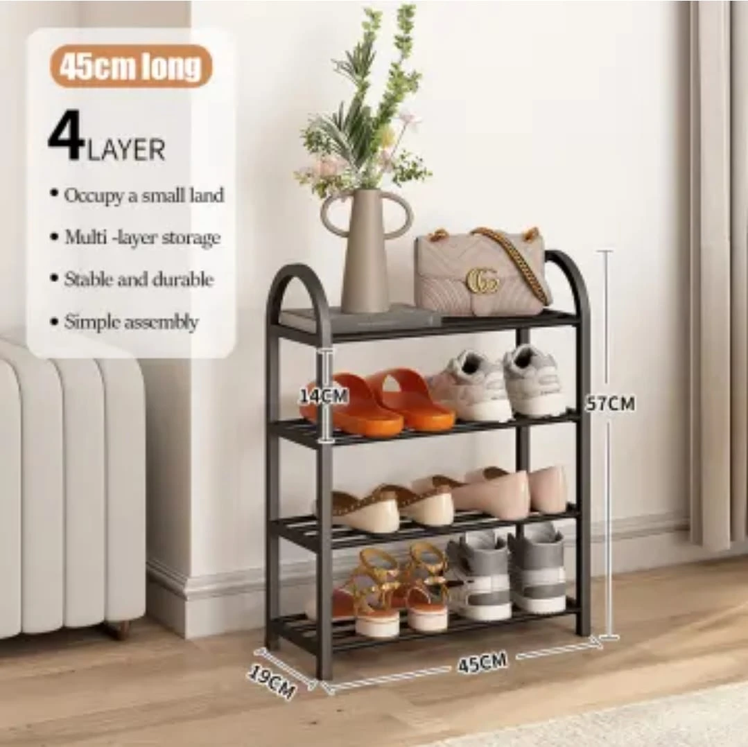 Generic 4 Tiers Shoe Rack Practical Shoe Cabinet - image 6