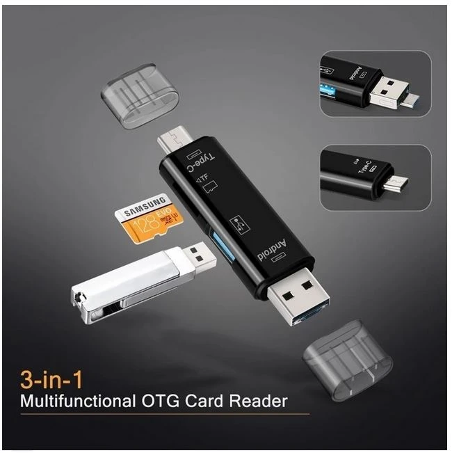 Generic 5-in-1 Multifunction Card Reader OTG - image 4