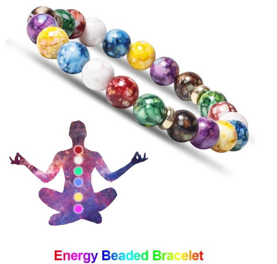 Generic Chakra Healing Bracelet Reiki Yoga Energy Balance - image 2