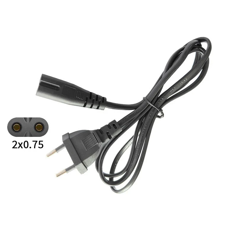 Generic EU Power Cable 2 Pin AC Power Cord - image 3