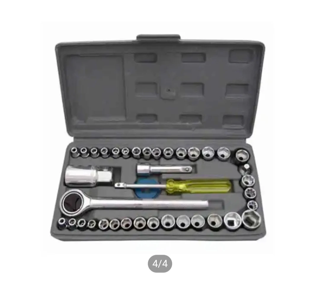 Aiwa 40 Pc Socket Wrench and Tool Kit Set - image 4