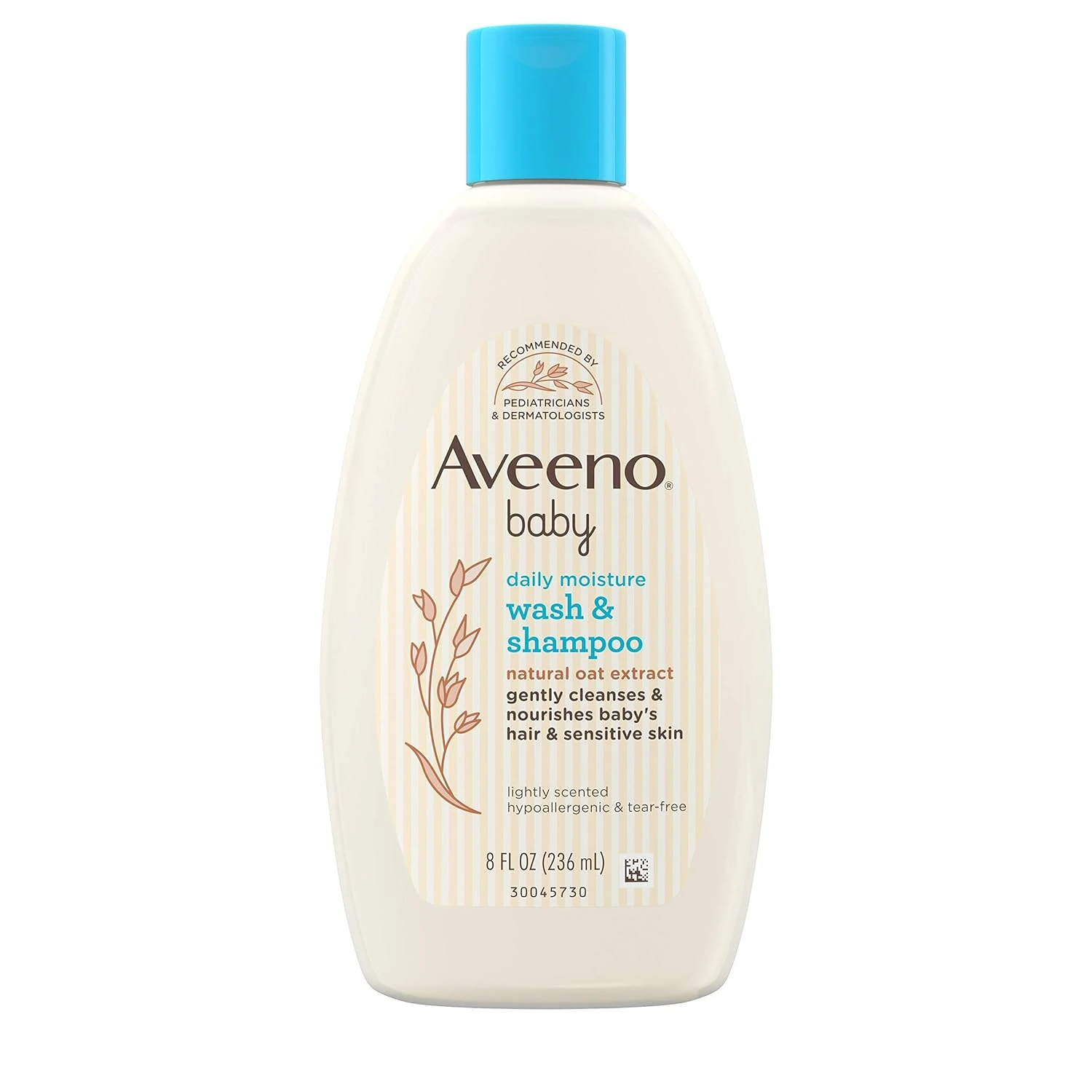 Aveeno Baby Daily Moisture Wash & Shampoo 236ml