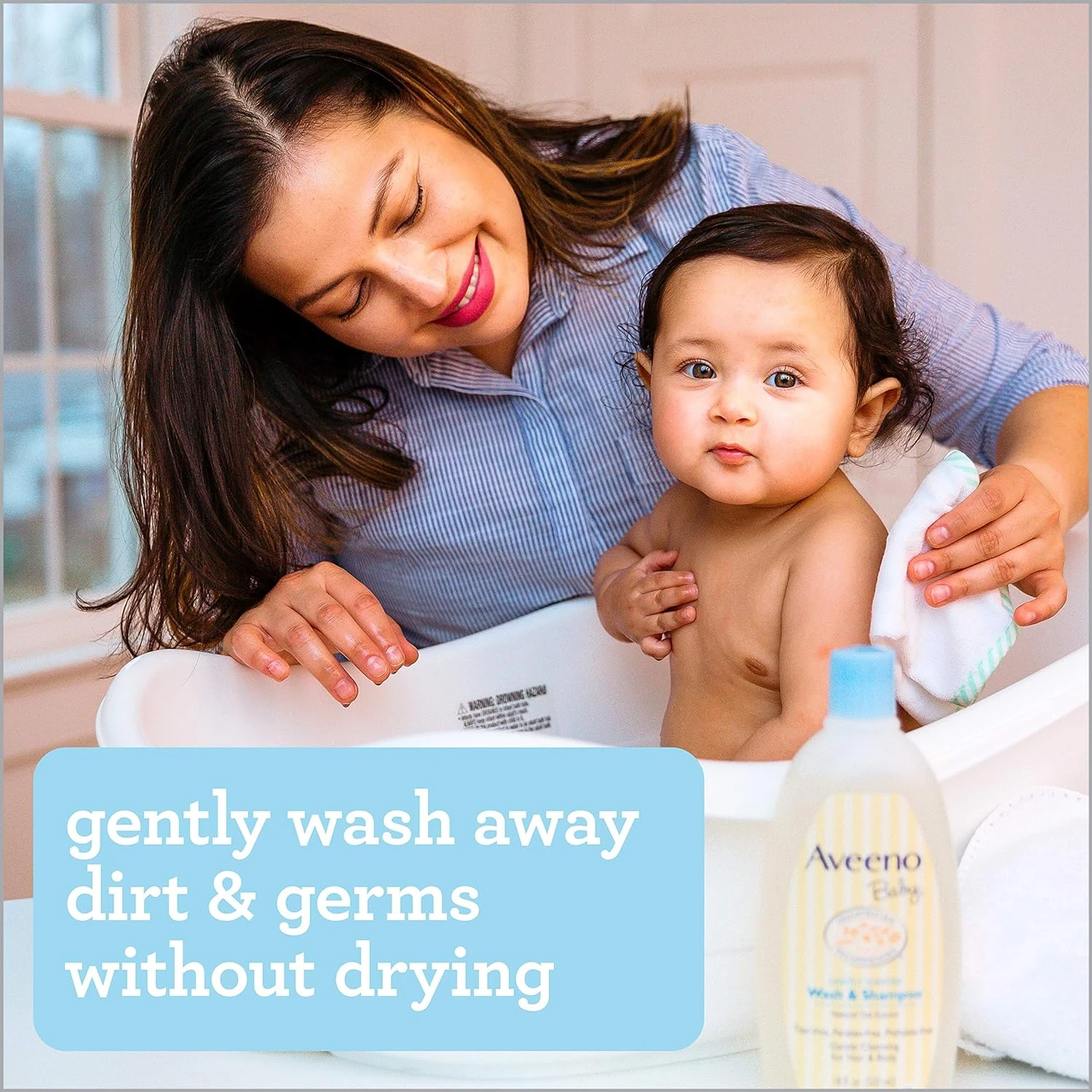 Aveeno Baby Daily Moisture Wash & Shampoo 236ml - image 5