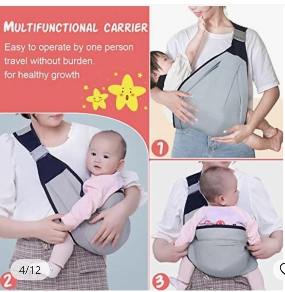 Generic Baby Sling Carrier Adjustable Holder - image 2