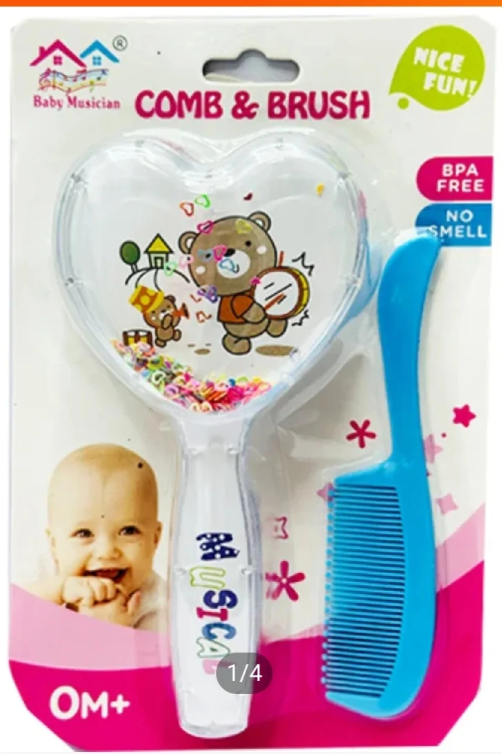 BABY Soft Grip Brush & Comb Set - image 4