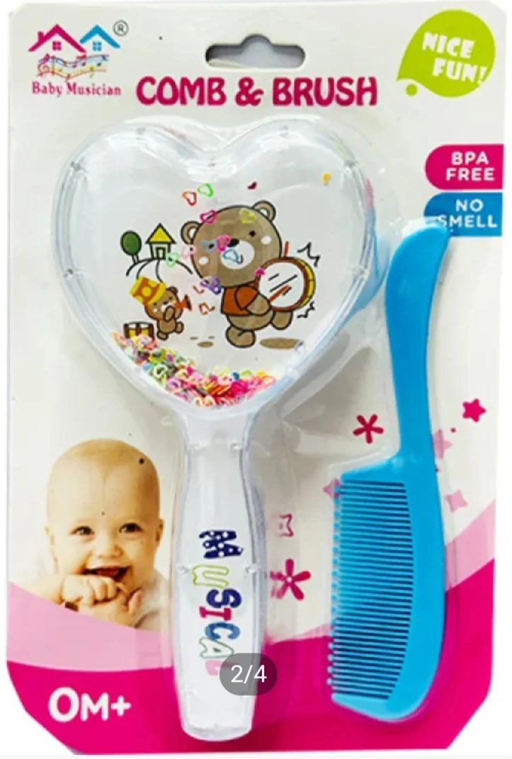 BABY Soft Grip Brush & Comb Set - image 3