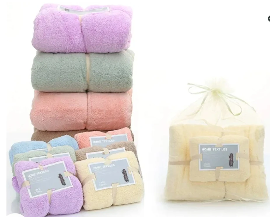 Generic Big And Small 2-in-1 Absorbent Towel - image 2