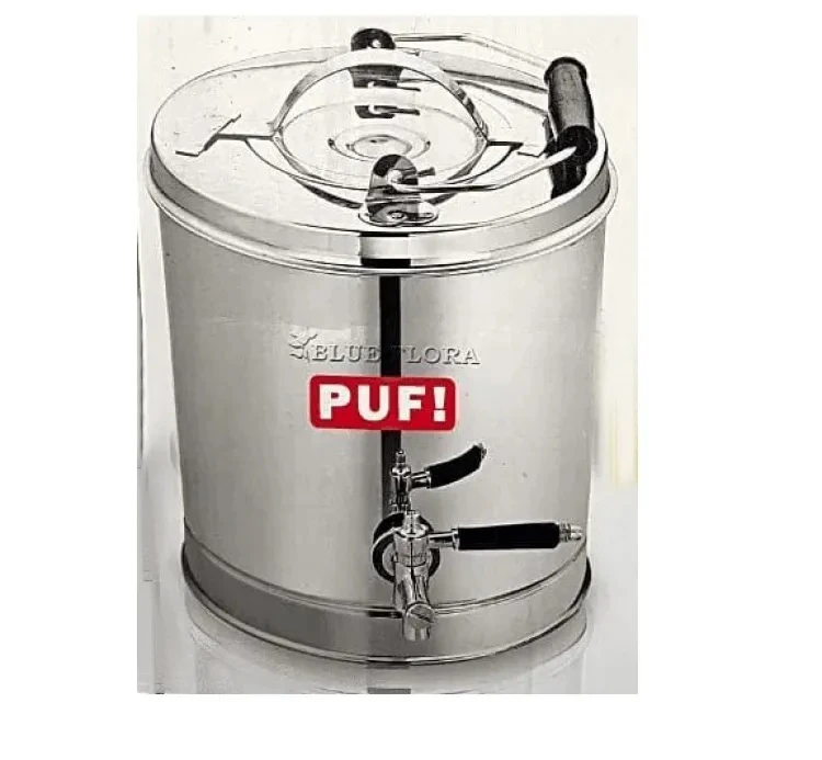 BLUE FLORA Large Tea Pot 25L Stainless Steel