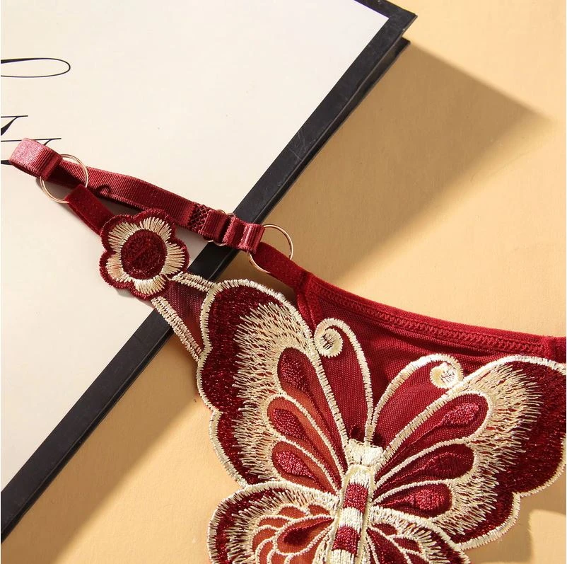 Butterfly Underwear Lace Thong - image 6