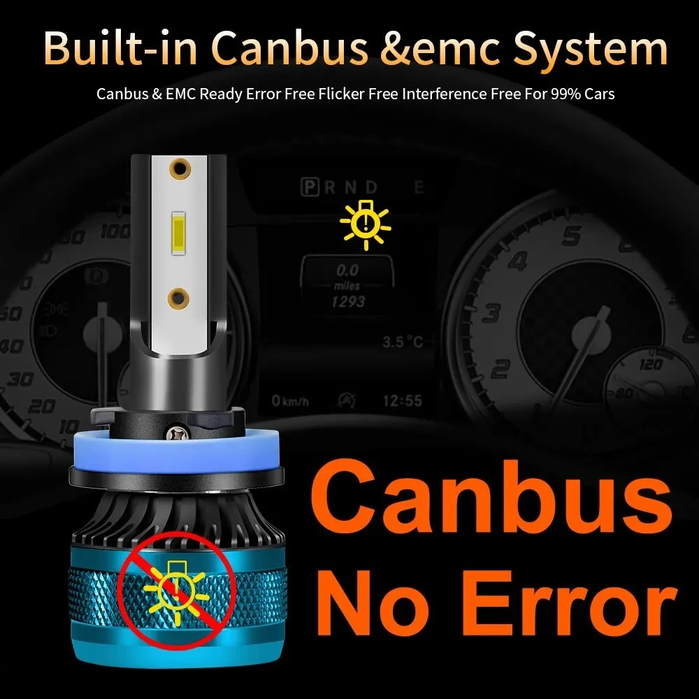 Generic H4 LED Headlight Canbus 150W CSP Chip 30000LM - image 2