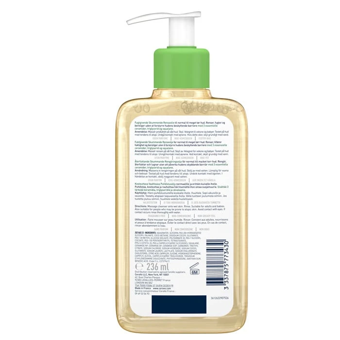 Cerave Hydrating Foaming Oil Cleanser 236ml - image 7