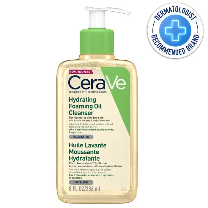 Cerave Hydrating Foaming Oil Cleanser 236ml - image 9