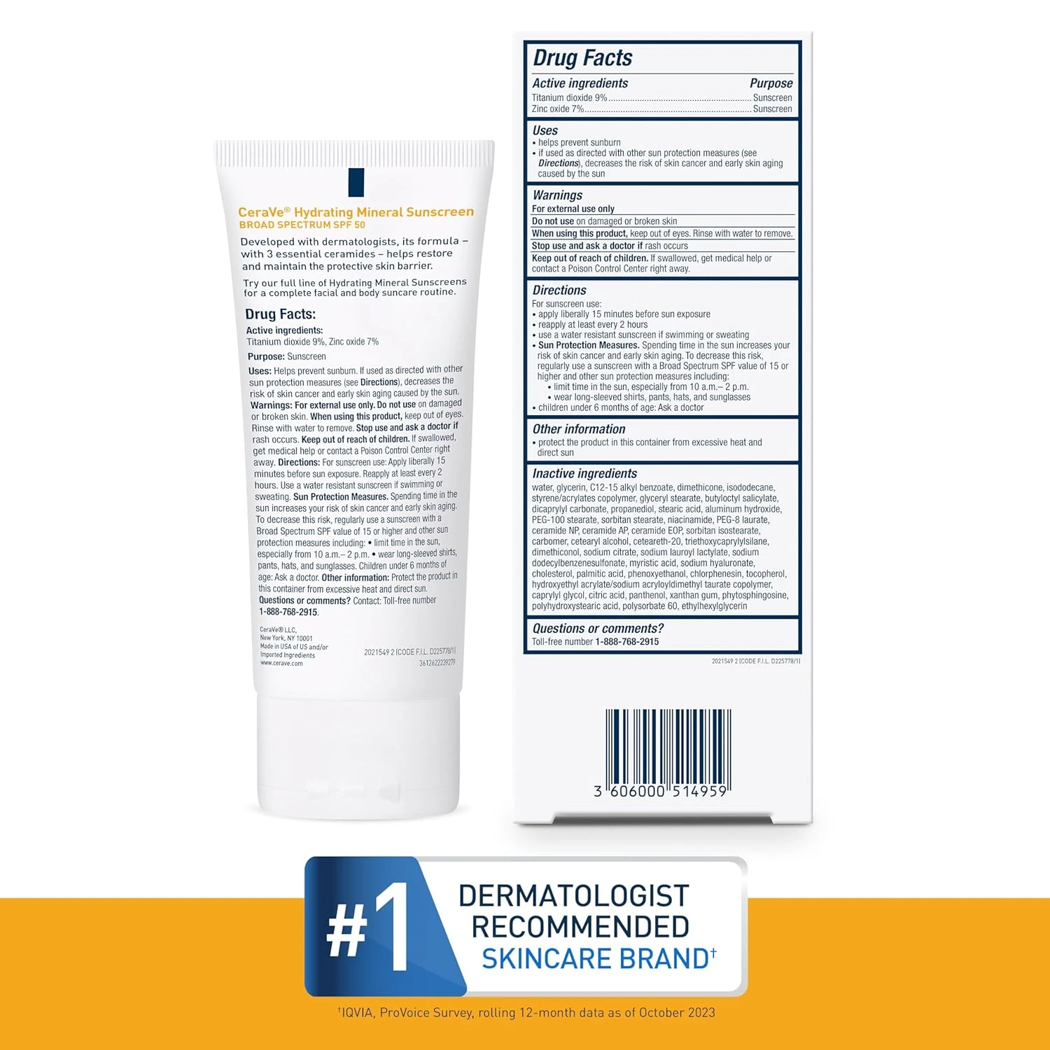 CeraVe Hydrating Mineral Sunscreen SPF 50 - image 8