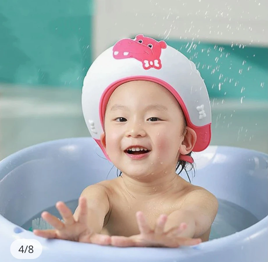 Generic Infant Hair Shield Waterproof Shampoo Cap - image 4