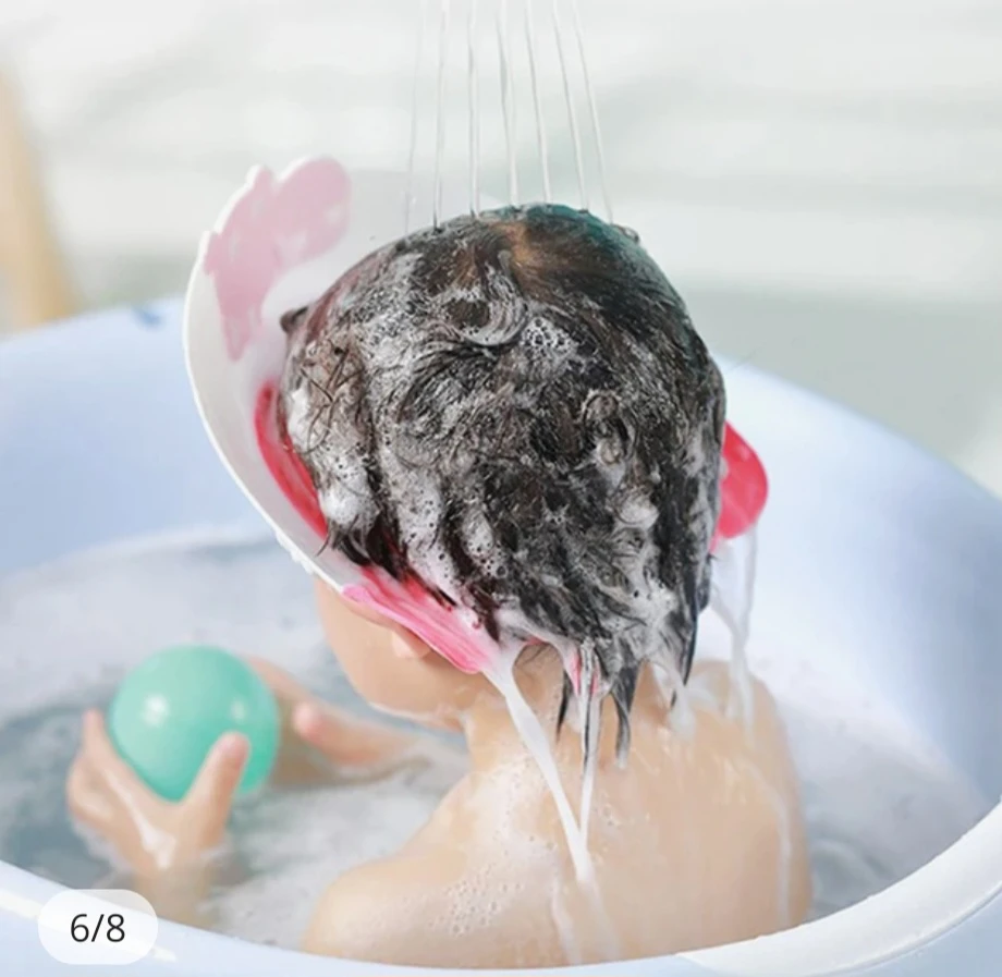 Generic Infant Hair Shield Waterproof Shampoo Cap - image 5