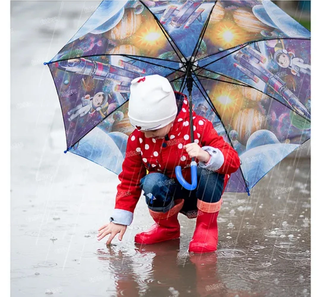 Generic Children's Umbrella Boys Girls Cartoon - image 4